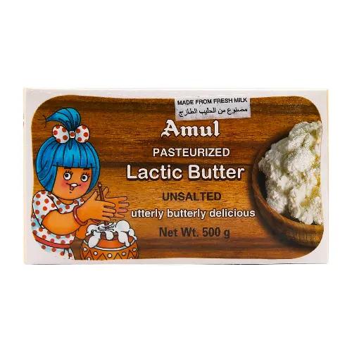 Amul Lactic Butter Unsalted 500 grams