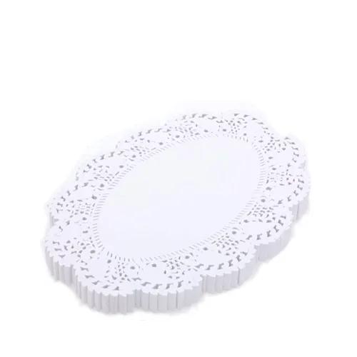 Star Oval White Doilies (20x30.5cm) 250 per pack