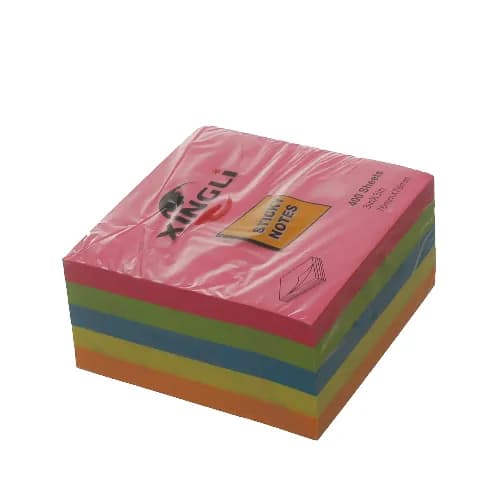 Xing Li Pink Ruled Sticky Notes (76x127mm) 100 sheets