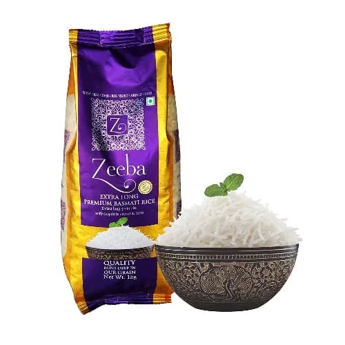 Zeeba Premium 1121 Basmati Rice 1 kg