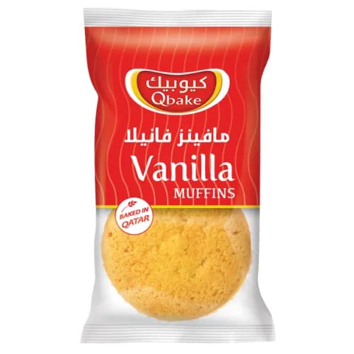 Qbake Vanilla Cupcake 2 per pack