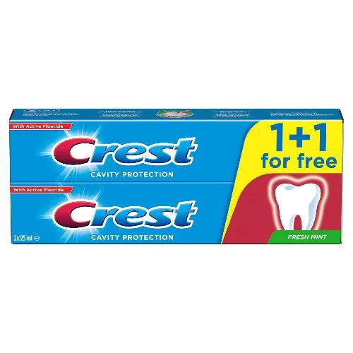 Crest Cavity Protection Fresh Mint Toothpaste 2 x 125ml