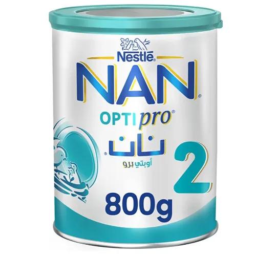 Nan optipro follow-up milk formula with 2-fl and bl probiotic stage 2 (6-12 months) 800 gr