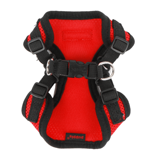 Puppia Soft Harness With ID Tag Red Small \ Medium