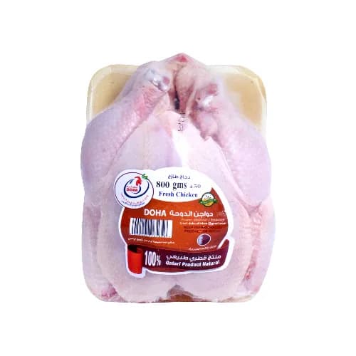 Doha Fresh Whole Chicken 800 G