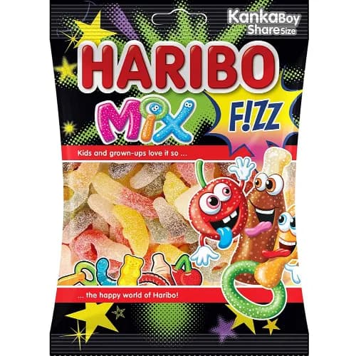 Haribo Fizz Mix Sour Candies 70g