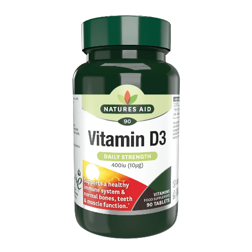 Nat.Aid Vitamin D3 400Iu Tab 90'S 