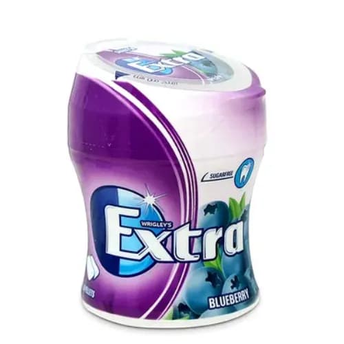 Wrigley's Extra Chewing Gum Blueberry Flavor - sugar free 60 per pack