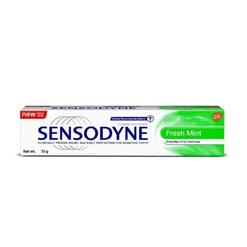 Sensodyne Toothpaste Fresh Mint Flavor with Fluoride for Sensitive Teeth 150 ml