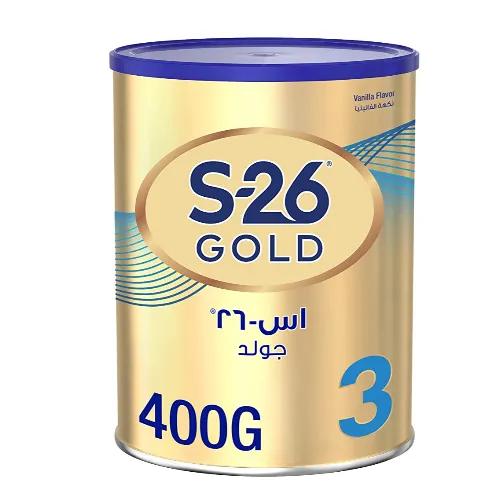 S-26 Gold Growing Up Milk Formula Vanilla Flavor Stage 3 (1-3 Years) 400 gr