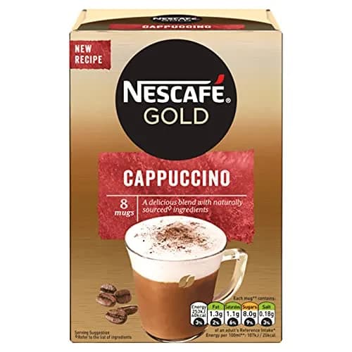 Nescafé Gold Cappuccino Instant Coffee Sachets 8 x 14.2 gr