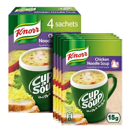 Knorr Cup-A-Soup Chicken Noodle 4 X 15G