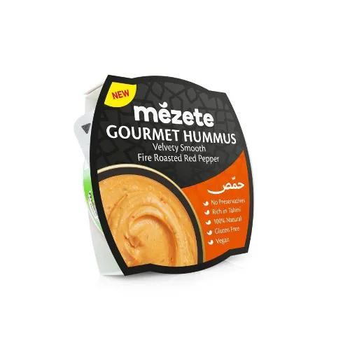 Mezete Gourmet Hummus Fire Roasted Red Pepper 215 g