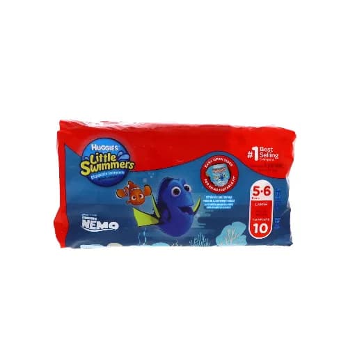 Huggies Little Swimmer Pants Size 5 - 6 14+kg, Large 10 Pieces