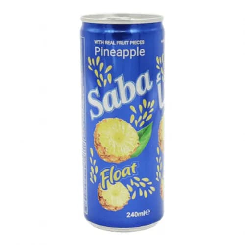 Saba Float Orange Juice with Fruit Pieces 240 ml