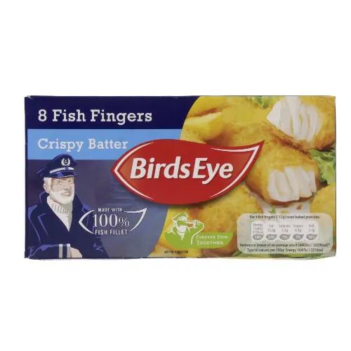 Birds Eye 8 Crispy Batter Fish Fingers 224G