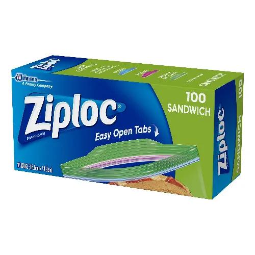 Ziploc Sandwich Bags 100's