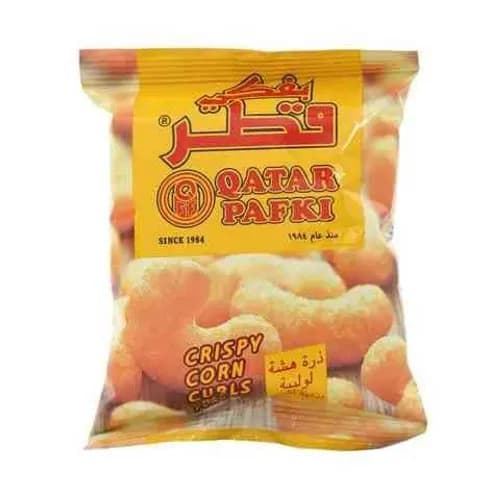 Qatar Pafki Crispy Cheese Corn Curls 24 x 15 gr