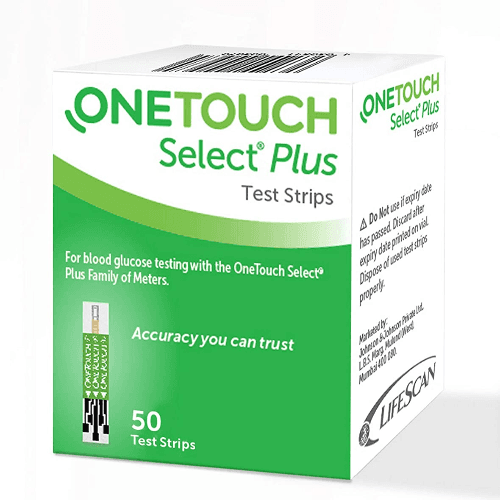 Onetouch Select Plus Strips 50 Pcs