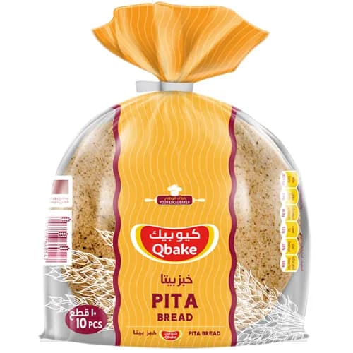 Qbake Pita Bread 4 per pack