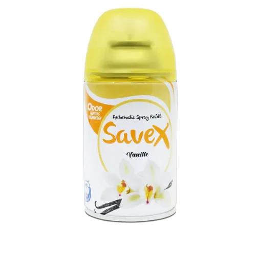 Savex Automatic Air Freshener Refill Spray Vanilla Scent 250 ml