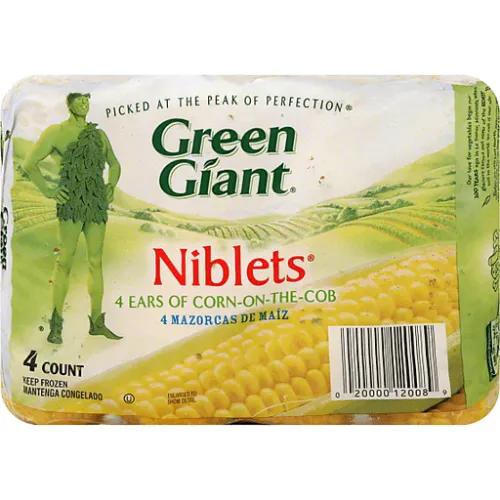 Green Giant Frozen Corn On The Cob Nibblers 4 Pieces 850g