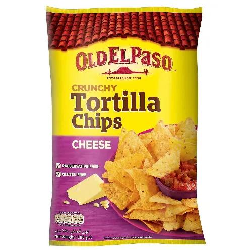 Old El Paso Crunchy Tortilla Chips Cheese 185g