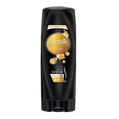 Sunsilk Co-Creations Stunning Black Shine Hair Conditioner with Natural Oils 180 ml