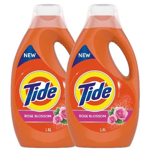 Tide Automatic Power Gel Laundry Detergent Rose Blossom Scent 2 X 1.8Litre