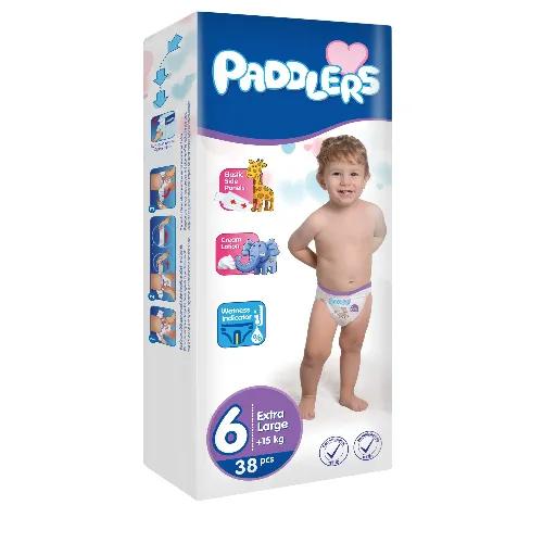 Paddlers XL Baby Diapers Size 6 (Above 15kg) 38 per pack