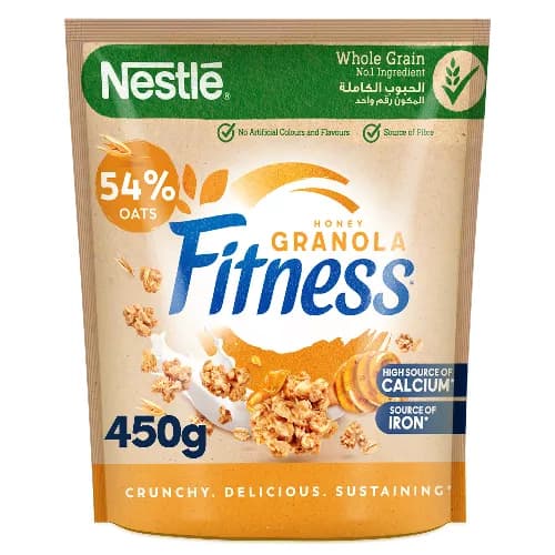 Nestle Fitness Granola With Honey Breakfast Cereal 450 G