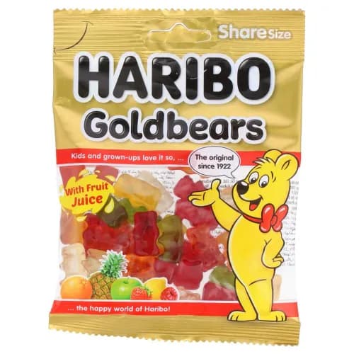 Haribo Gold Bears With Fruit Juice 80g