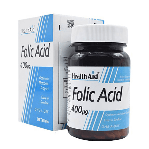 Health Aid Folic Acid 400Mg 90 Tablets