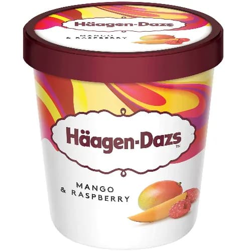 Haagen-Dazs Ice Cream Mango & Raspberry 460Ml