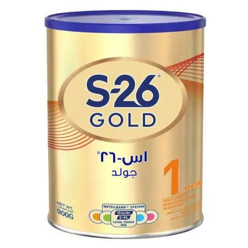 S-26 Gold Nutrilearn System Follow-Up Milk Formula with Lipids & DHA Stage 1 (0-6 Months) 900 gr