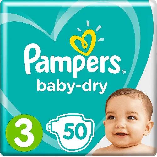 Pampers Baby Dry Diapers Size 3 (6-10kg) 50 per pack