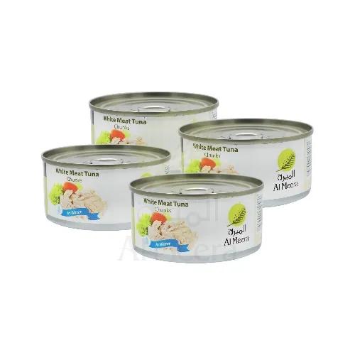 Al Meera White Meat Tuna In Brine 185G X 4