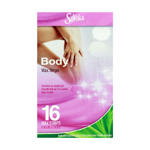 Silkia Body Wax Strips Double Sided 8Pcs
