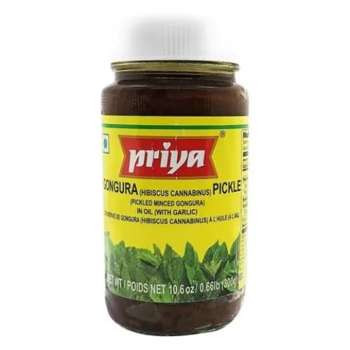 Priya Gongura Pickle in Oil 300 gr