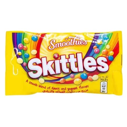 Skittles Smoothies Candies Yogurt & Fruit Flavor 38 gr