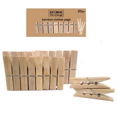 Bamboo Peg 20 Pieces