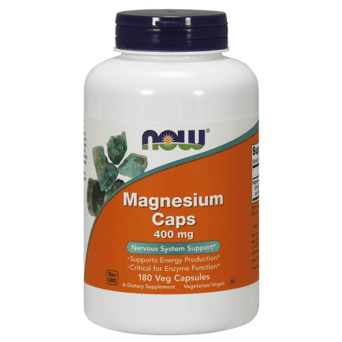 Now Magnesium 400Mg 180 Capsules