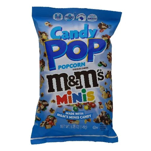 Candy Pop Popcorn Chocolate Candies M&m's Minis 149g