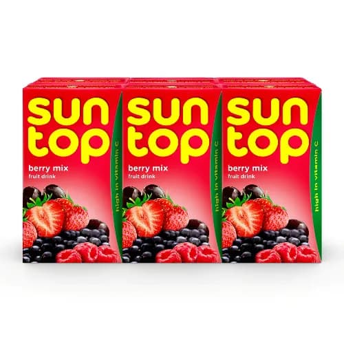 Sun Top Mixed Berries Juice 6 x 250 ml