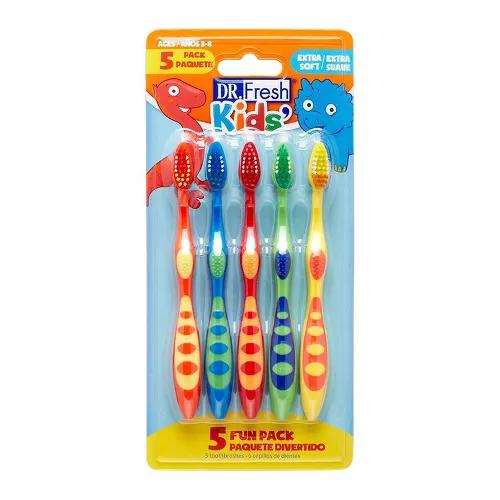 Dr. Fresh Kids Mix Toothbrush Blister Extra Soft 5 Pieces