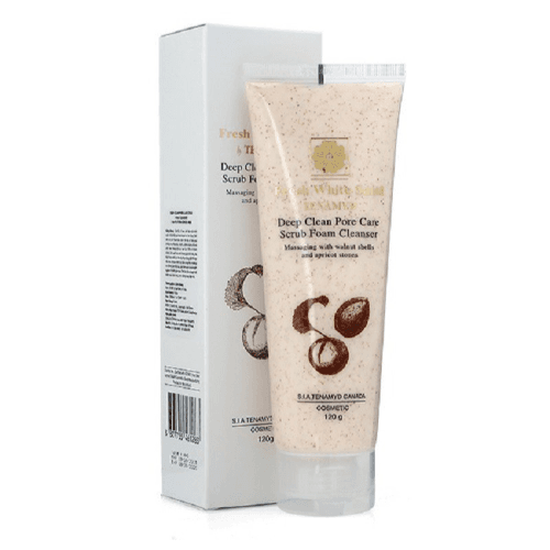 Fresh White Sand & Tenamyd Scrub Foam Cleanser 120G