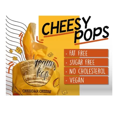 Healthy Pop Cheddar Cheese Flavor 60 Gr