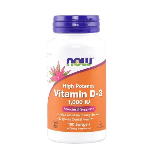 Now Vit D3 1000 Iu 180 Softgels