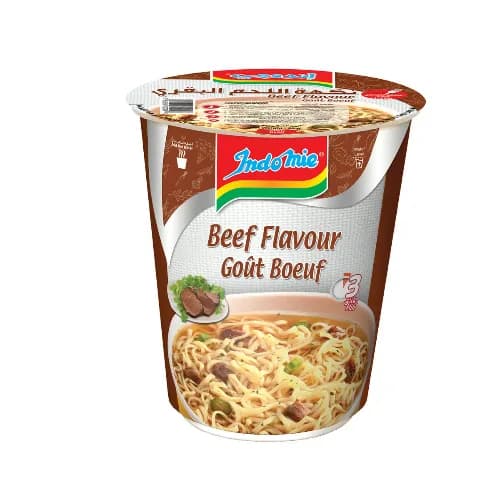 Indomie Instant Noodles Cup Beef Flavor 60g