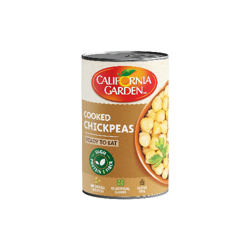 California Garden Gluten-free Ready To Eat Cooked Chick Peas 400g
